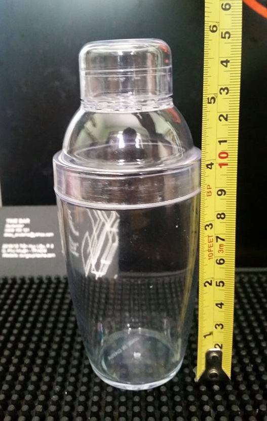 Shaker Transparent plastic 250ml ( nhựa trong suốt )